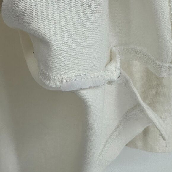 J Crew Womens Top Size M Cream Bell Sleeves Quiet Luxury Classic Office Capsule - Picture 7 of 8